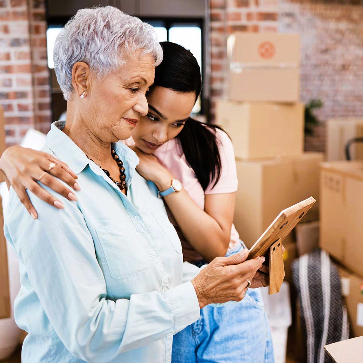 Image of a woman and mom